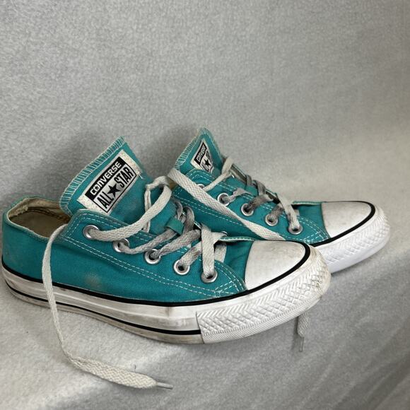 Converse Other - Converse Chuck Taylor All Star Low Canvas Sneakers Teal Blue Mens 4 Women’s 6